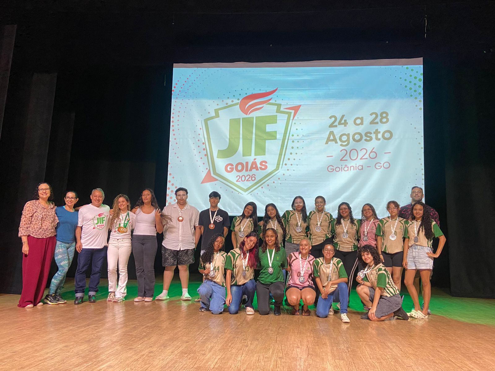 Todos os atletas que conquistaram medalhas no JIF Goiás 2026